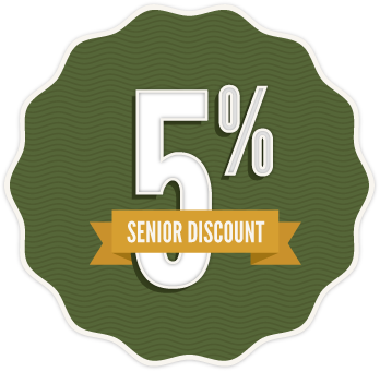 5% Senior Discount